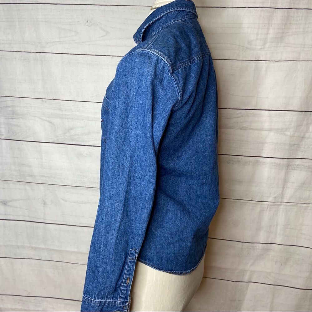 Tommy Hilfiger denim button up size small - Picture 4 of 8
